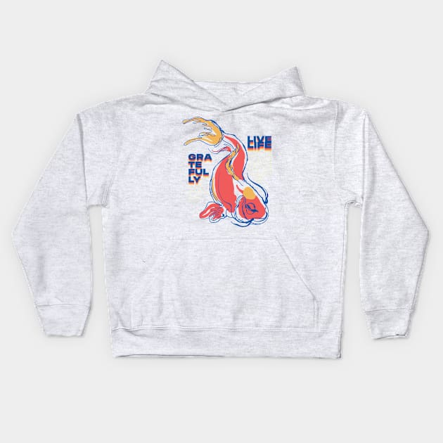 Zenkoi Kids Hoodie by CHAKRart